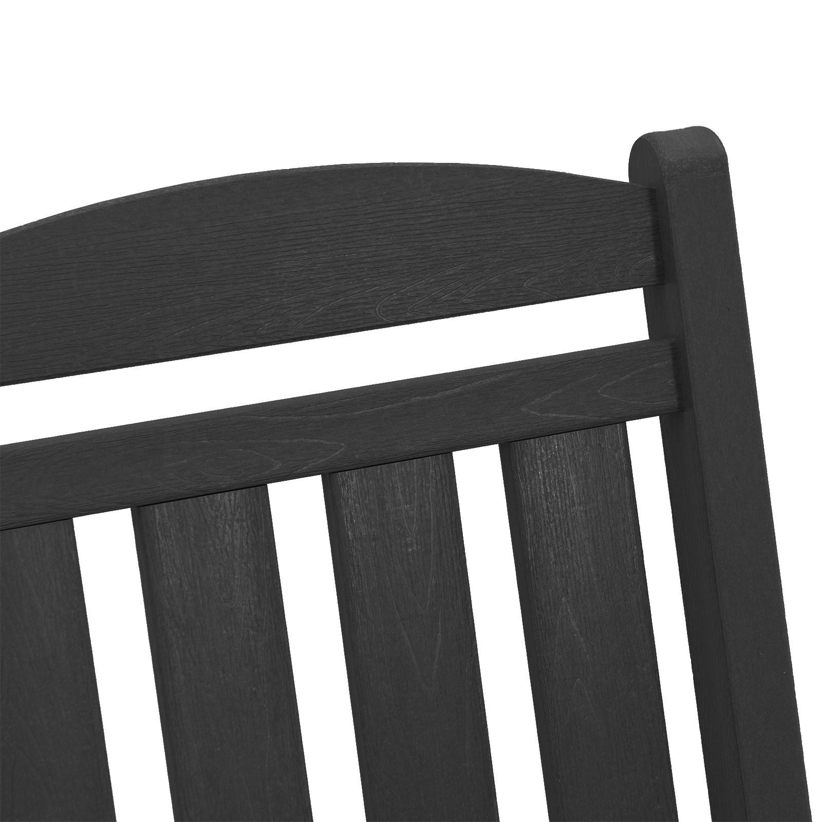 Scaun balansoar grădină Negru 70x92x108 cm HDPE GartenMobel Dekor