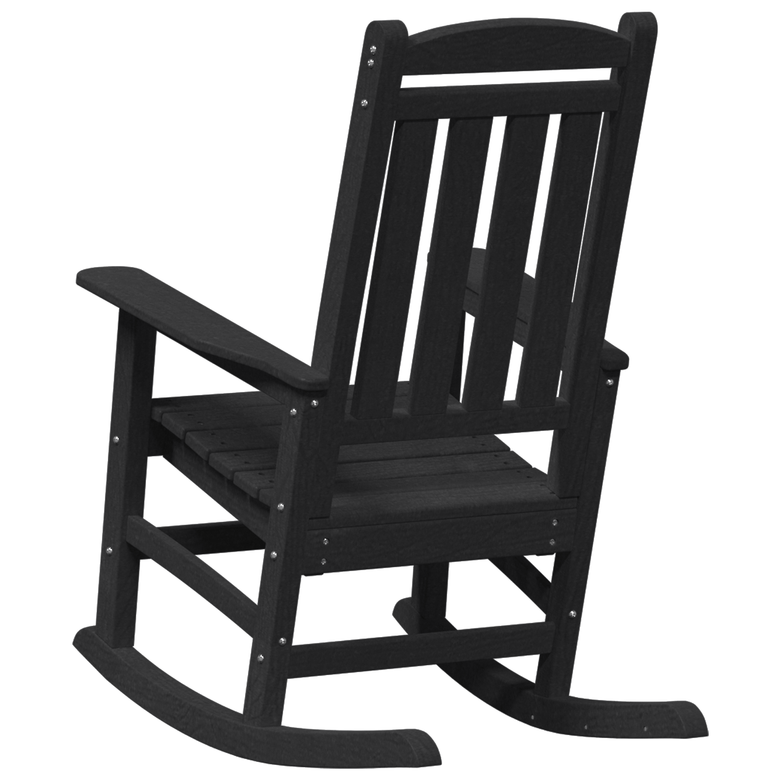 Scaun balansoar grădină Negru 70x92x108 cm HDPE GartenMobel Dekor