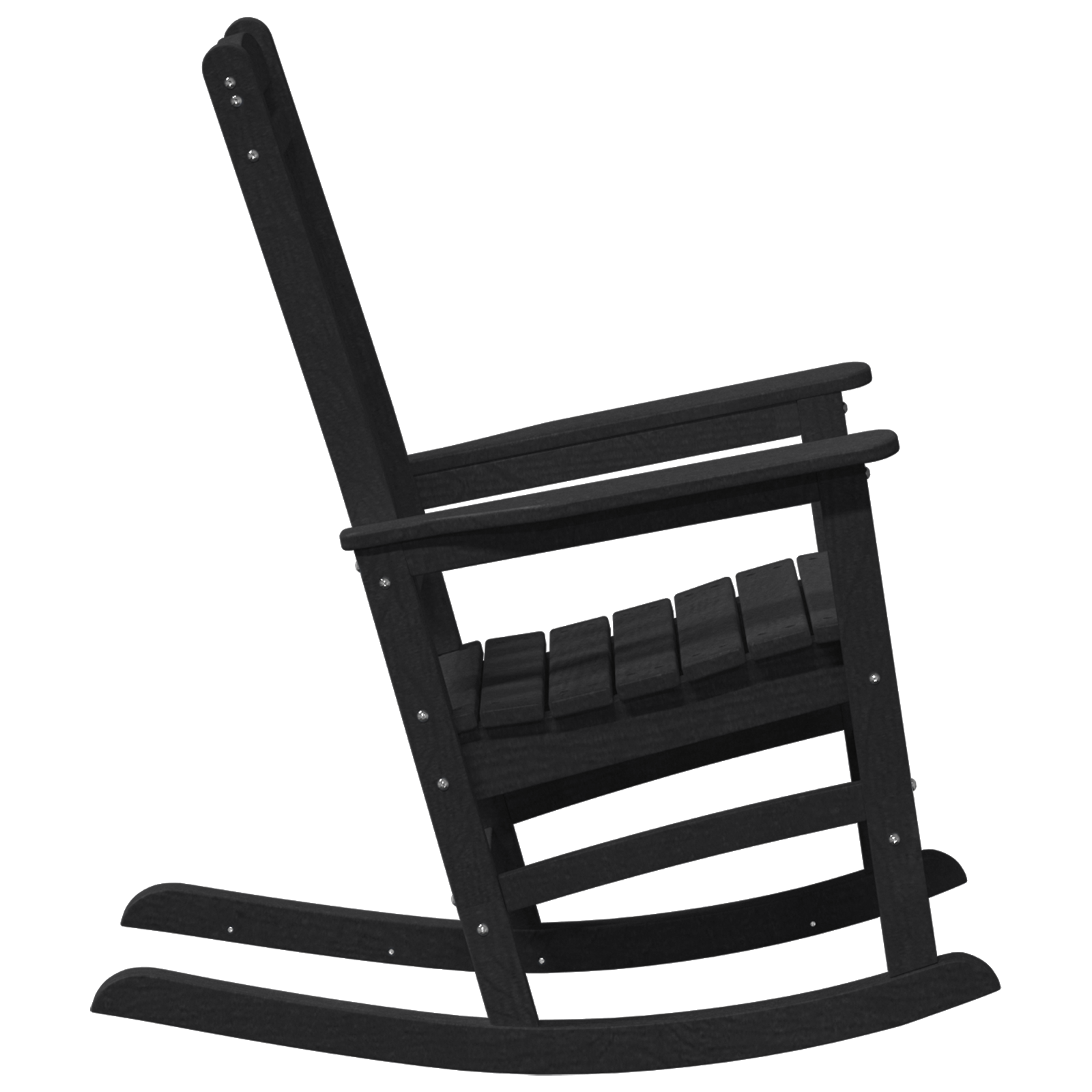 Scaun balansoar grădină Negru 70x92x108 cm HDPE GartenMobel Dekor