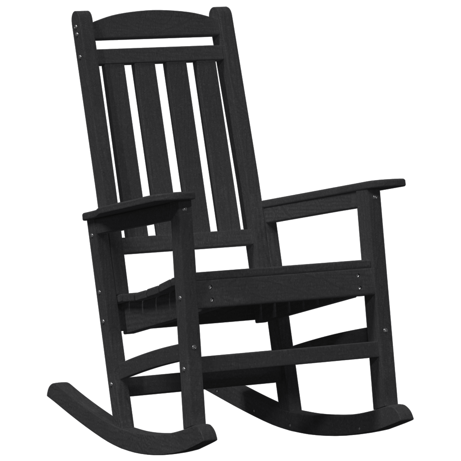 Scaun balansoar grădină Negru 70x92x108 cm HDPE GartenMobel Dekor
