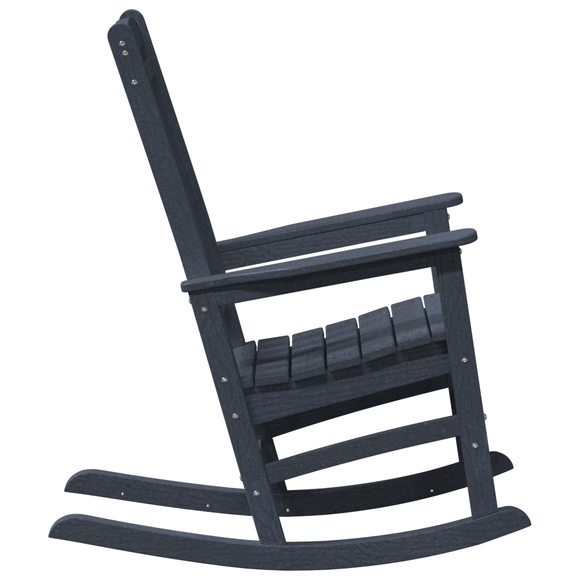 Scaun balansoar pentru grădină bleumarin 70x92x108 cm HDPE GartenMobel Dekor