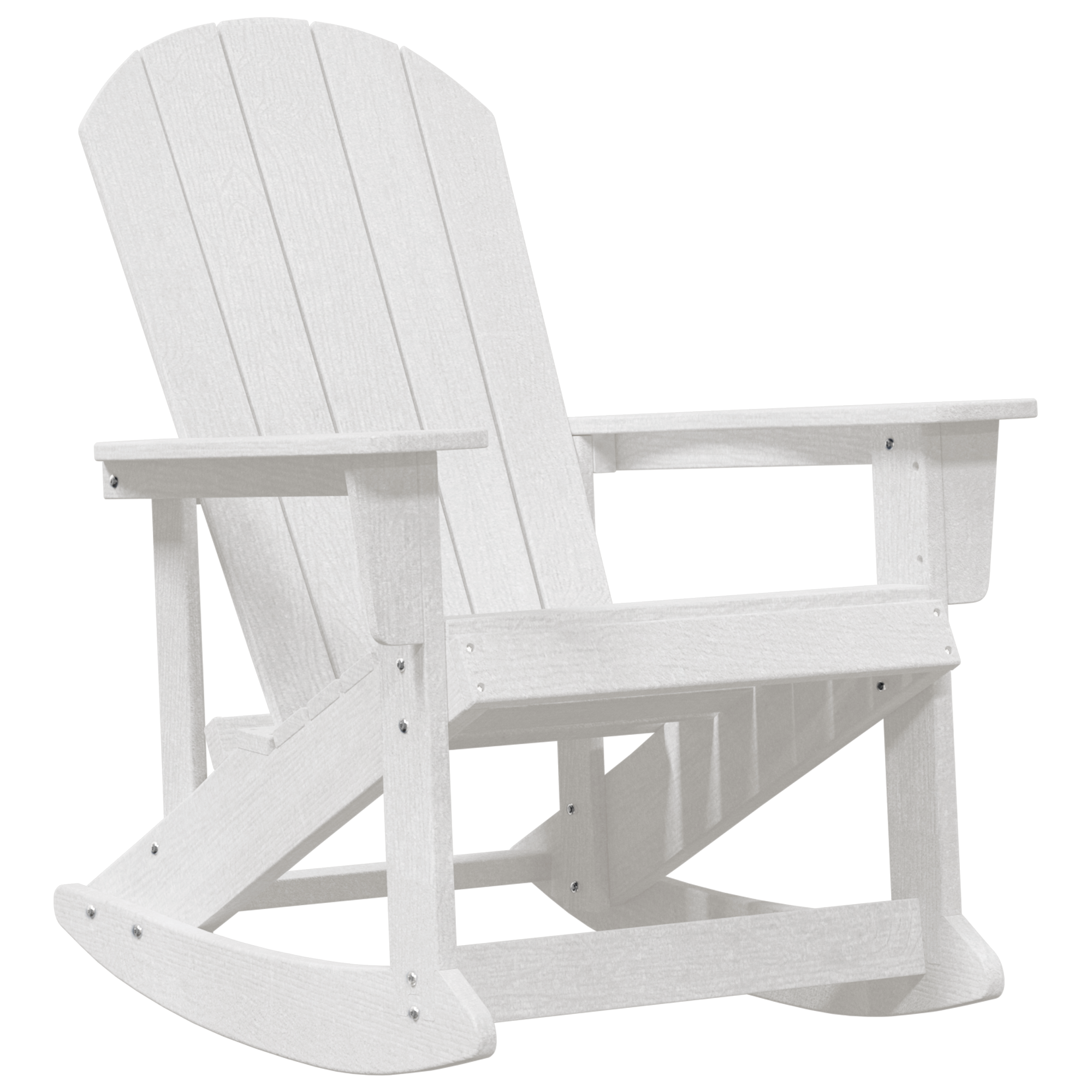 Scaun de Balamuc Adirondack Alb 73.5x92x90 cm HDPE GartenMobel Dekor