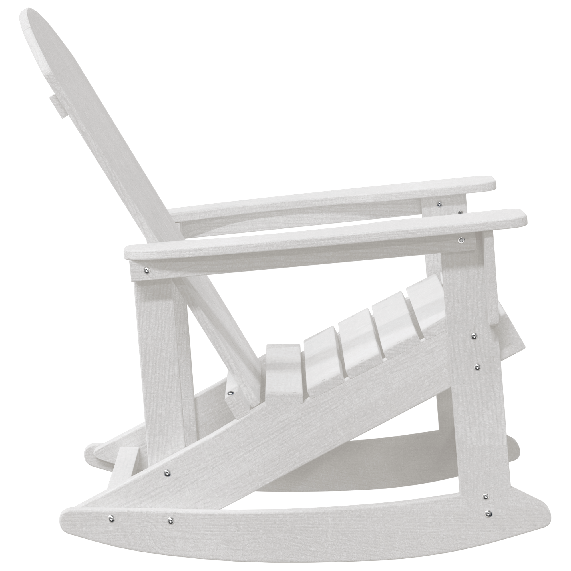 Scaun de Balamuc Adirondack Alb 73.5x92x90 cm HDPE GartenMobel Dekor