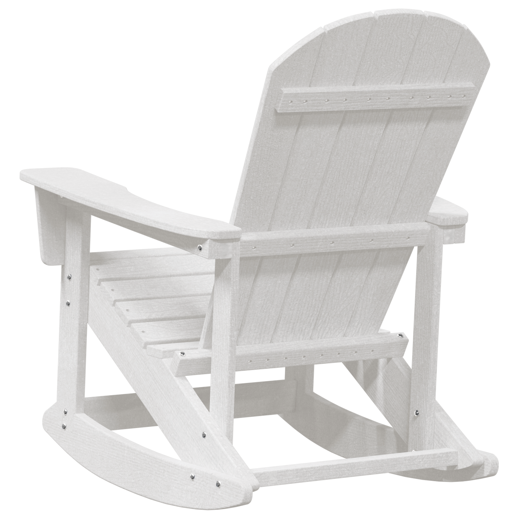 Scaun de Balamuc Adirondack Alb 73.5x92x90 cm HDPE GartenMobel Dekor