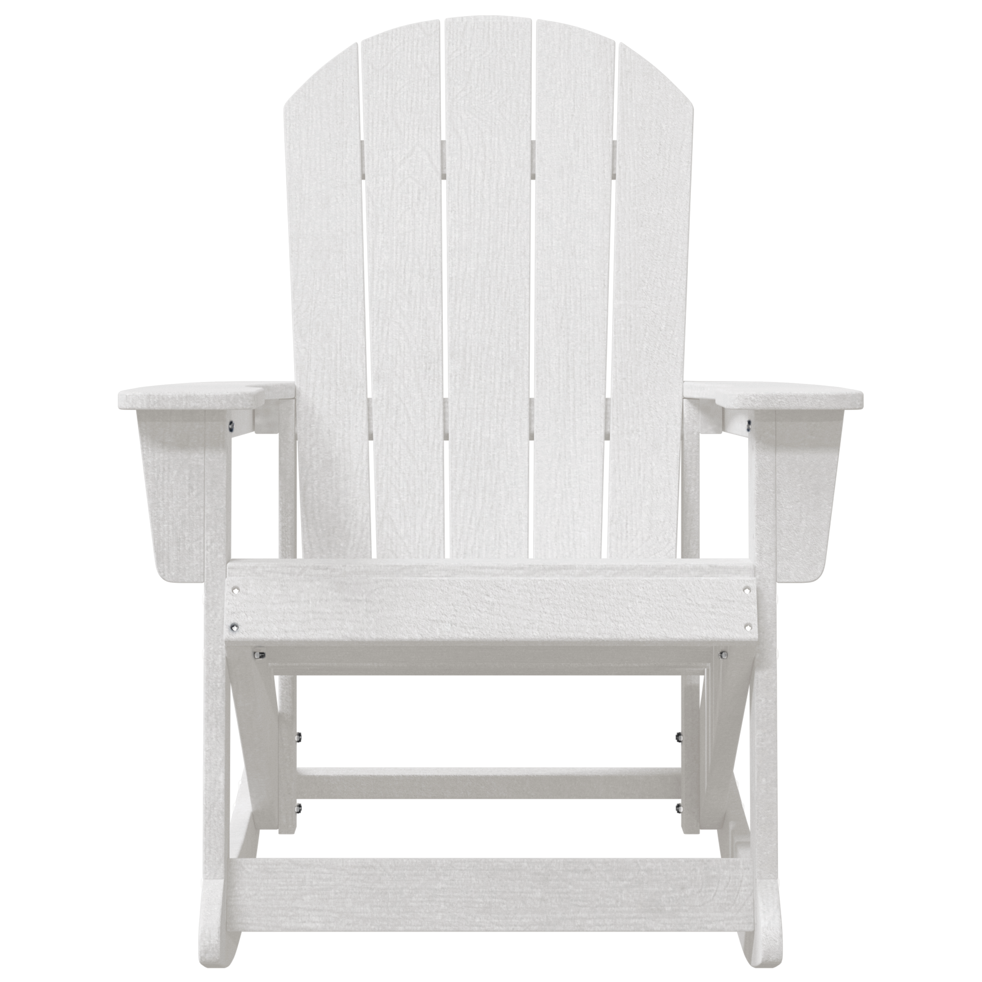 Scaun de Balamuc Adirondack Alb 73.5x92x90 cm HDPE GartenMobel Dekor