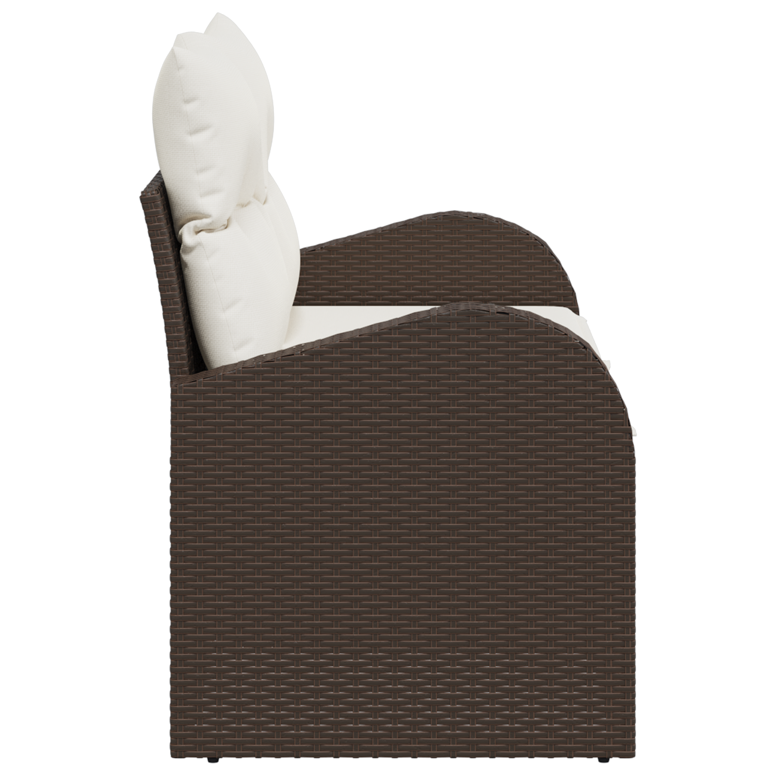 Canapea Grădină cu Stocare și Perne Maro din Poliratan GartenMobel Dekor