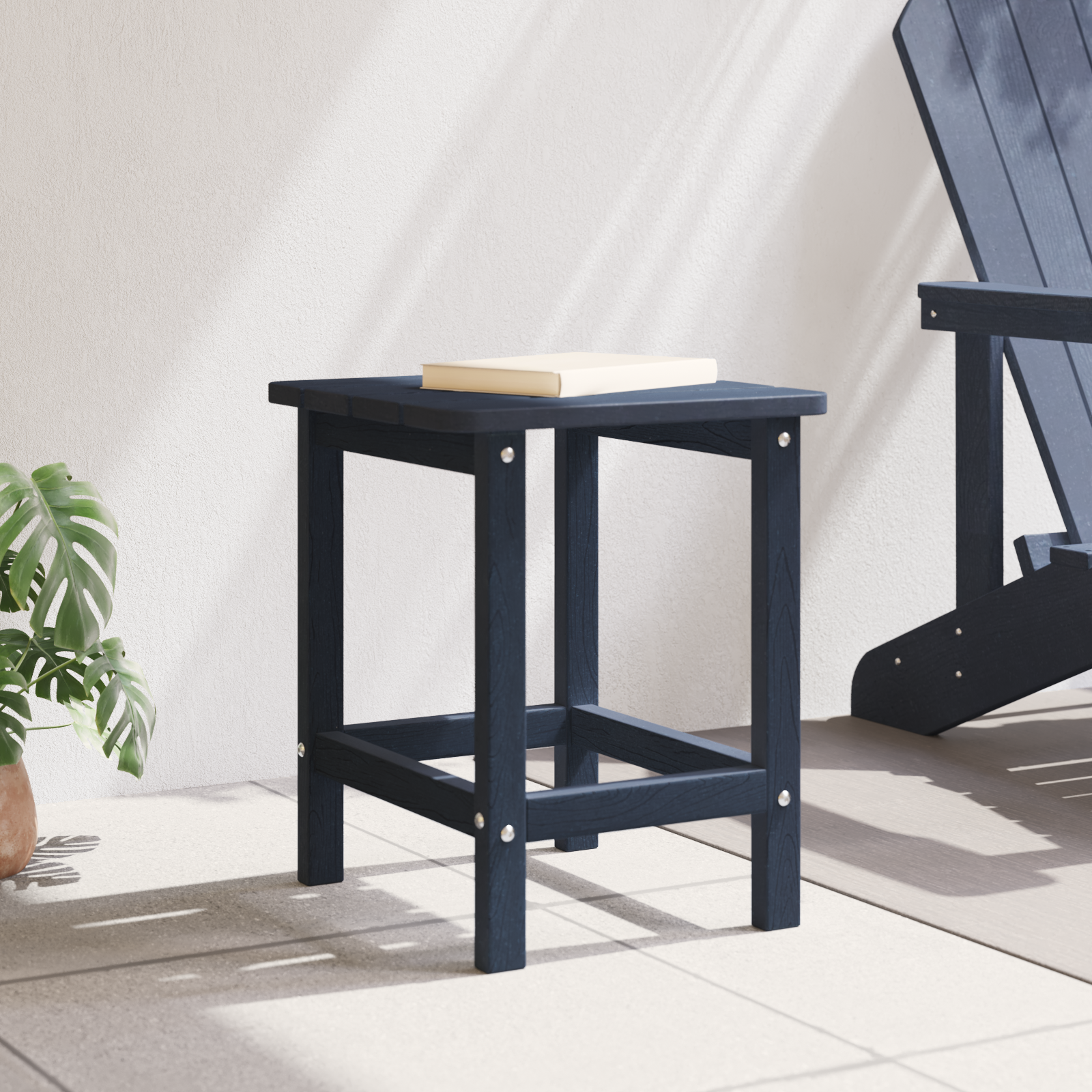 Masă Adirondack Bleumarin 38x38x46 cm HDPE GartenMobel Dekor