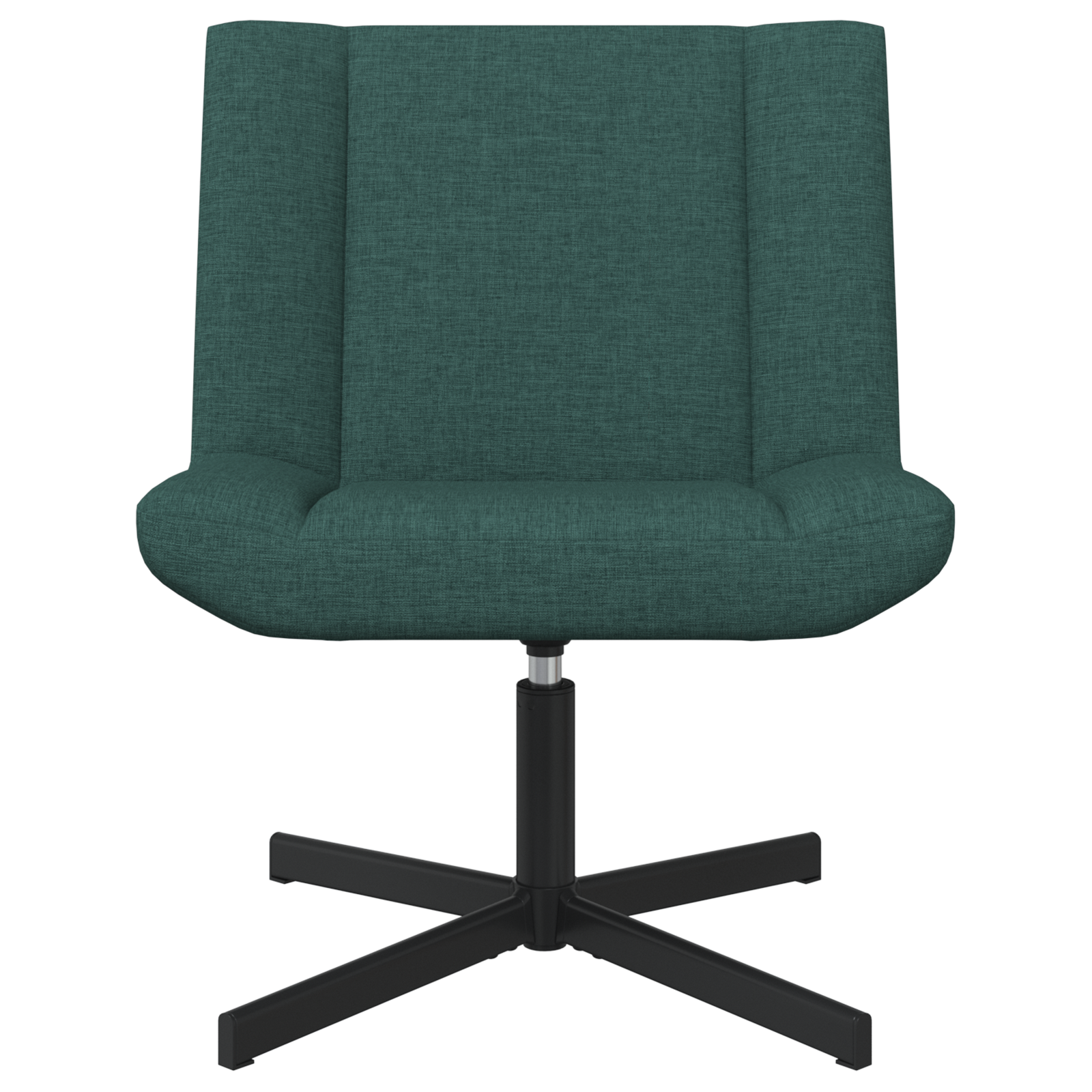 Scaun Accent Verde Închis Poliester Standard Reglabil pe Înălțime GartenMobel Dekor