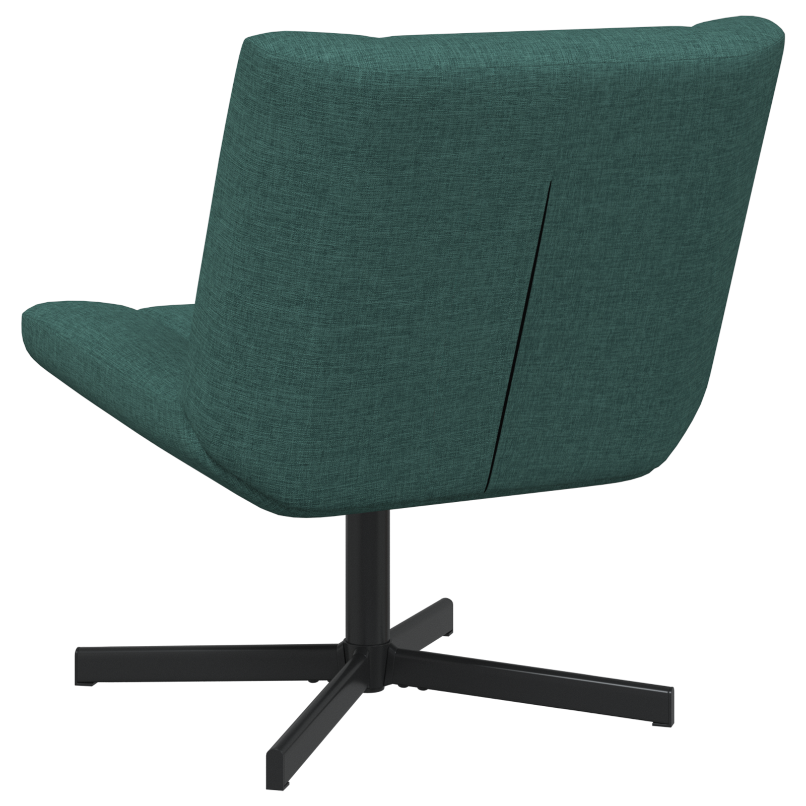 Scaun Accent Verde Închis Poliester Standard Reglabil pe Înălțime GartenMobel Dekor