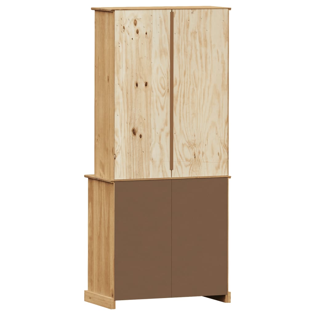 Dulap înalt VIGO, 78x40x175 cm, lemn masiv de pin GartenMobel Dekor