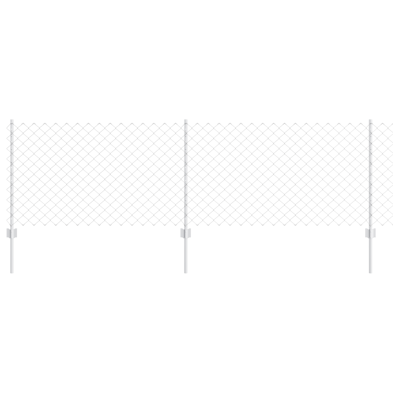 Set de gard de grădină Set de 2 Oțel galvanizat Mare Durabil GartenMobel Dekor