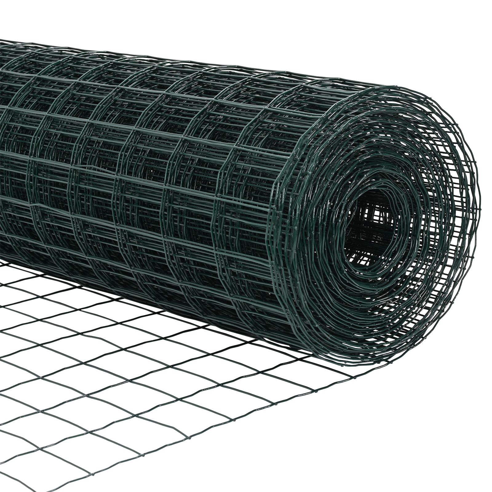 Gard Euro cu 7 stâlpi flanșați 0.8x10 m din oțel galvanizat GartenMobel Dekor