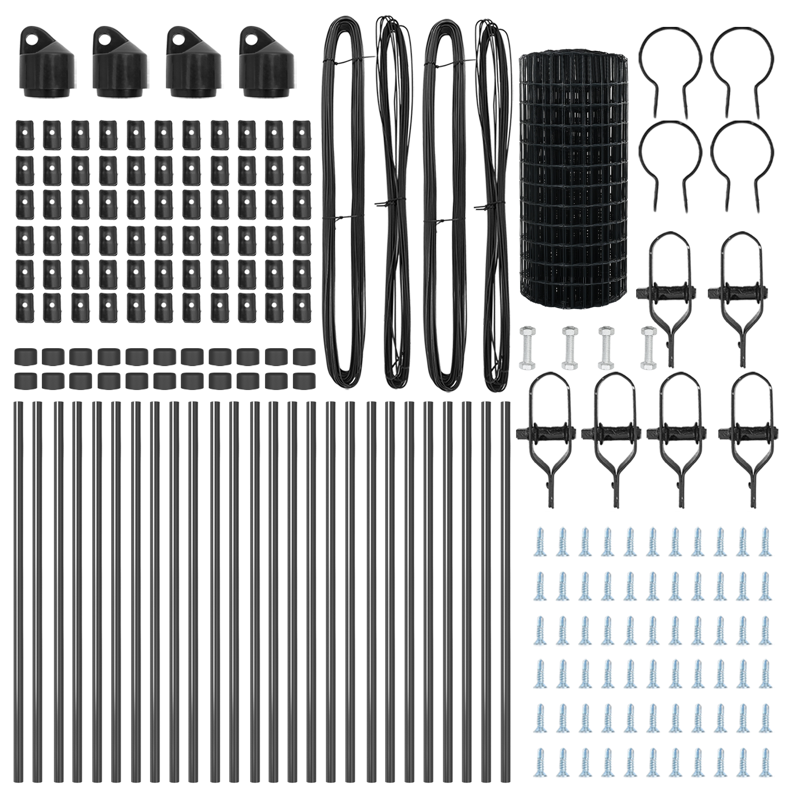 Împrejmuire Euro cu 13 Stâlpi 0.6x50 m Oțel galvanizat Gri GartenMobel Dekor