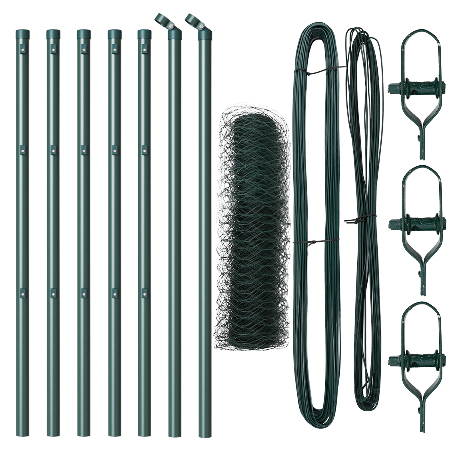 Gard Hexagonal Verde 0.6x10 m Oțel GartenMobel Dekor