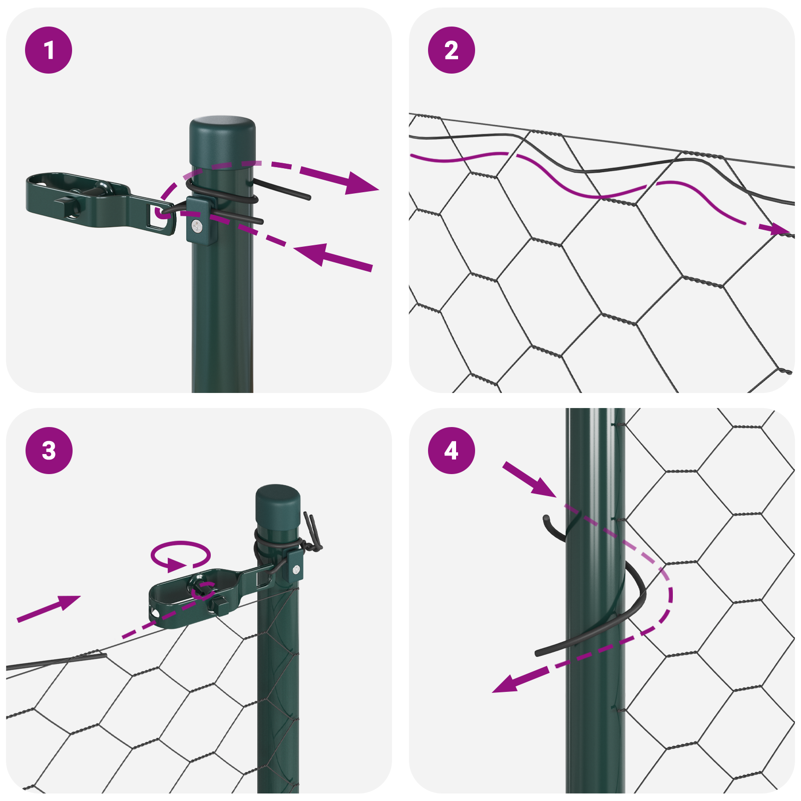 Împrejmuire Hexagonală  Gri 1.6x100 m Oțel, Stâlpi de Împrejmuire  13 buc Verde Ø32 mm 210 cm Oțel Galvanizat GartenMobel Dekor