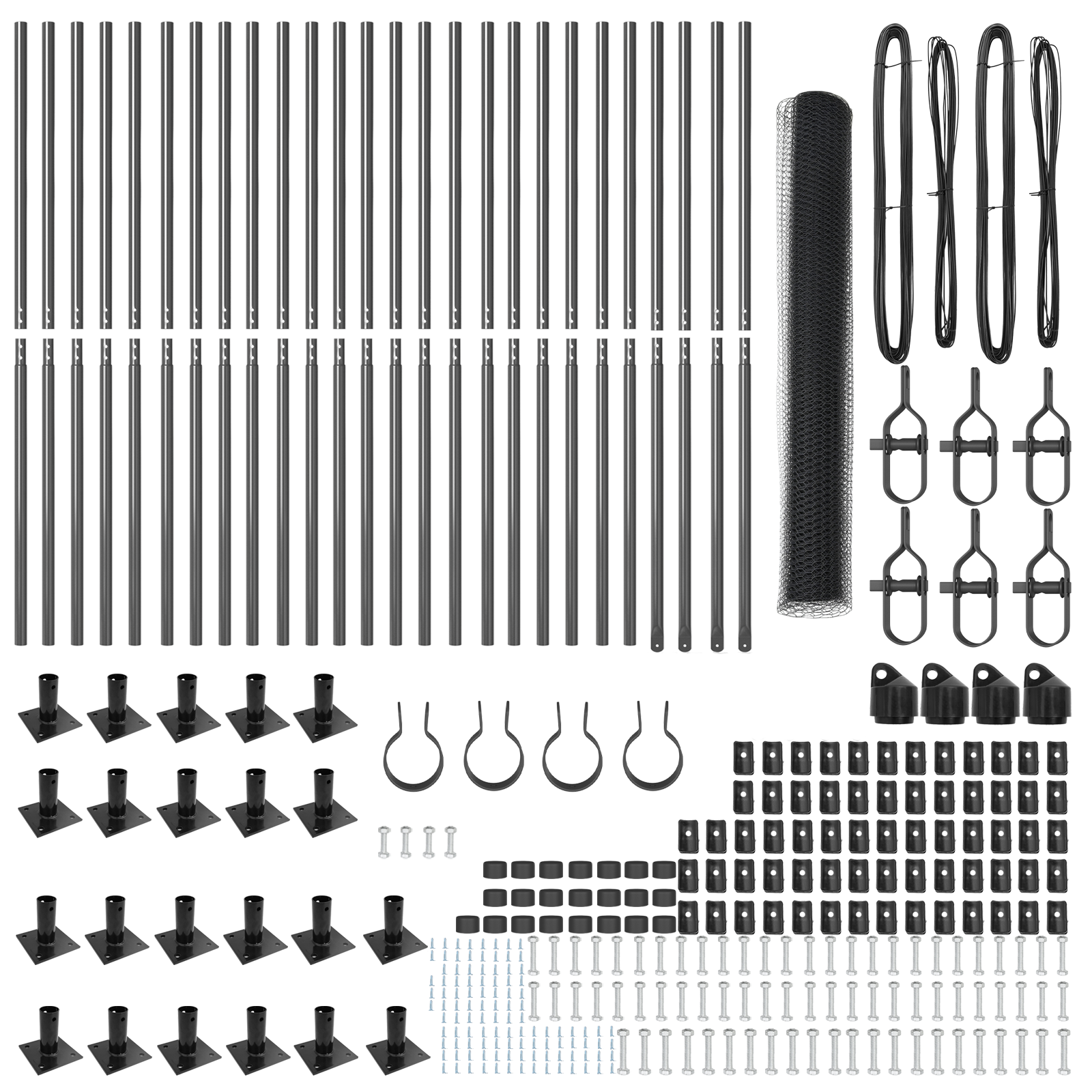 Gard Hexagonal Gri 1.2x50 m Oțel GartenMobel Dekor