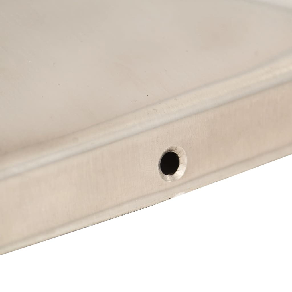 Capace stâlpi de gard piramidă 6 buc. oțel inoxidabil 101x101mm GartenMobel Dekor