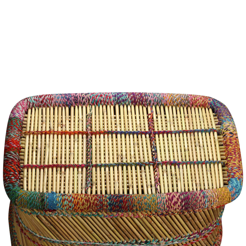 Măsuță de cafea cu detalii chindi, multicolor, bambus GartenMobel Dekor
