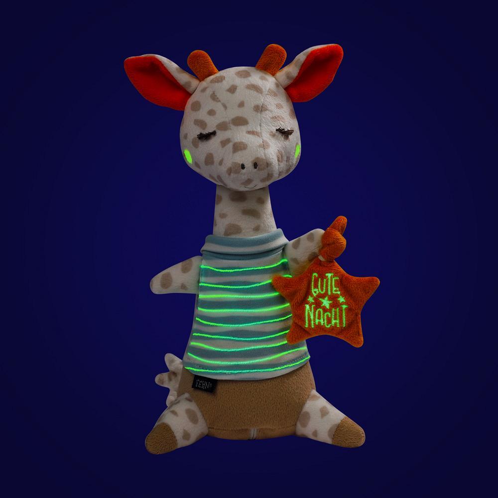 Girafa de plus cu lampa de veghe PlayLearn Toys