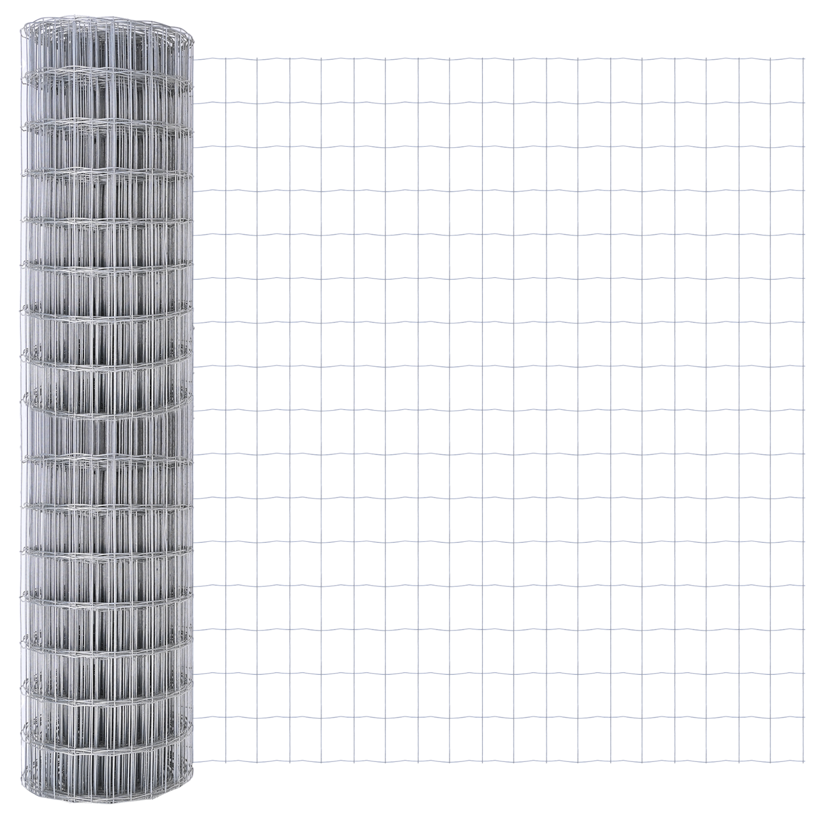 Îngrădire Euro cu 7 stâlpi flanșați 0.8x10 m din oțel galvanizat GartenMobel Dekor