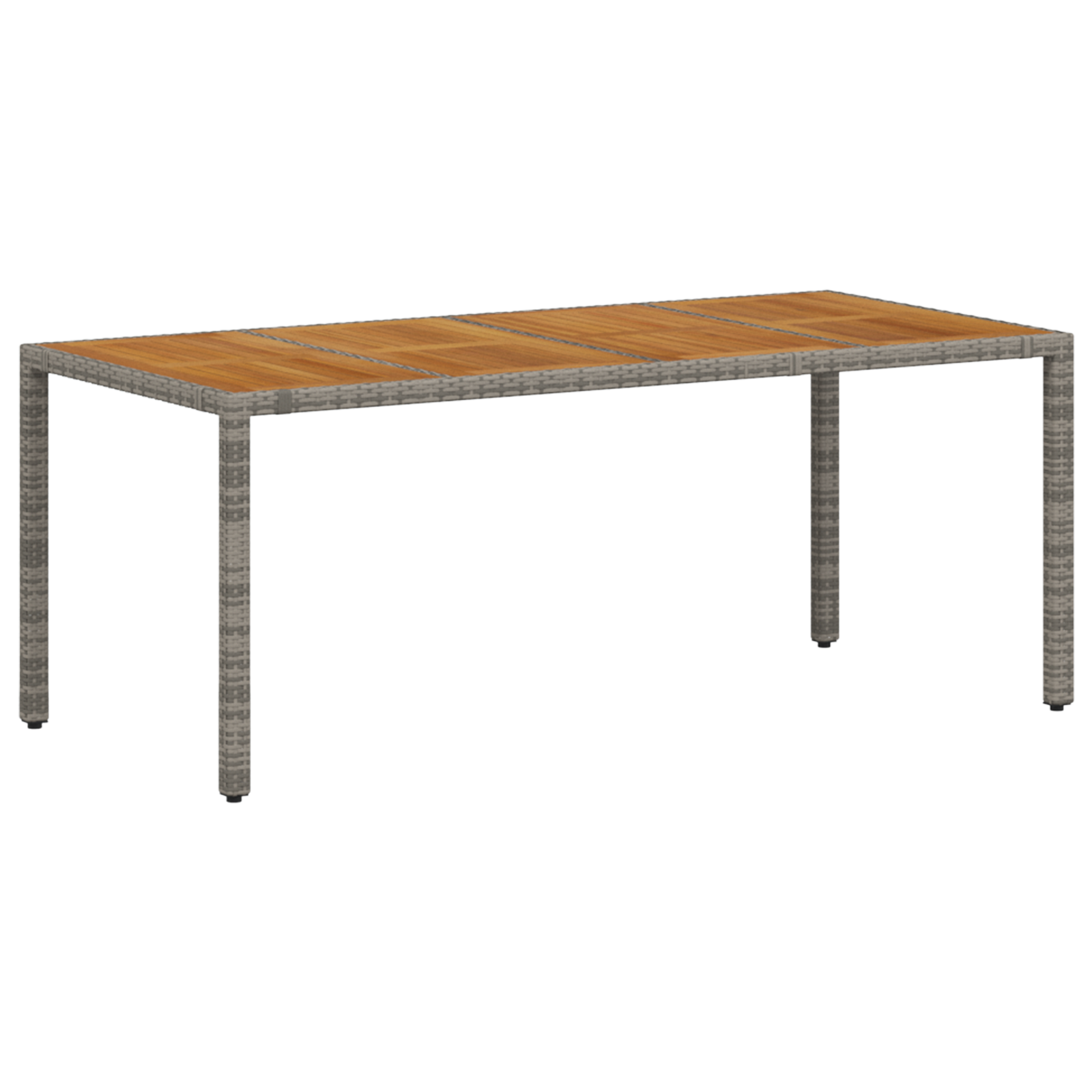 Set de Dining pentru Grădină  7 Piese Gri Poliratan GartenMobel Dekor