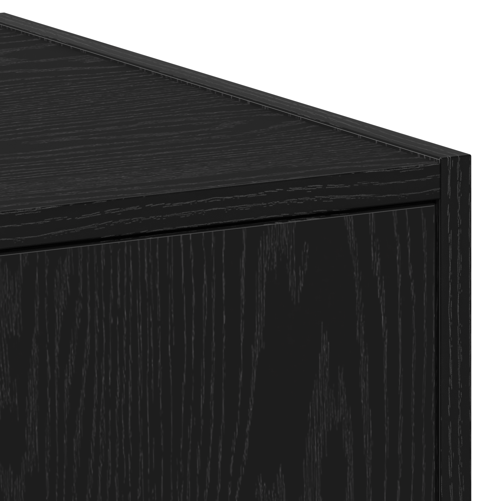 Cabinet apotecar din lemn negru 40x41x144.5 cm GartenMobel Dekor