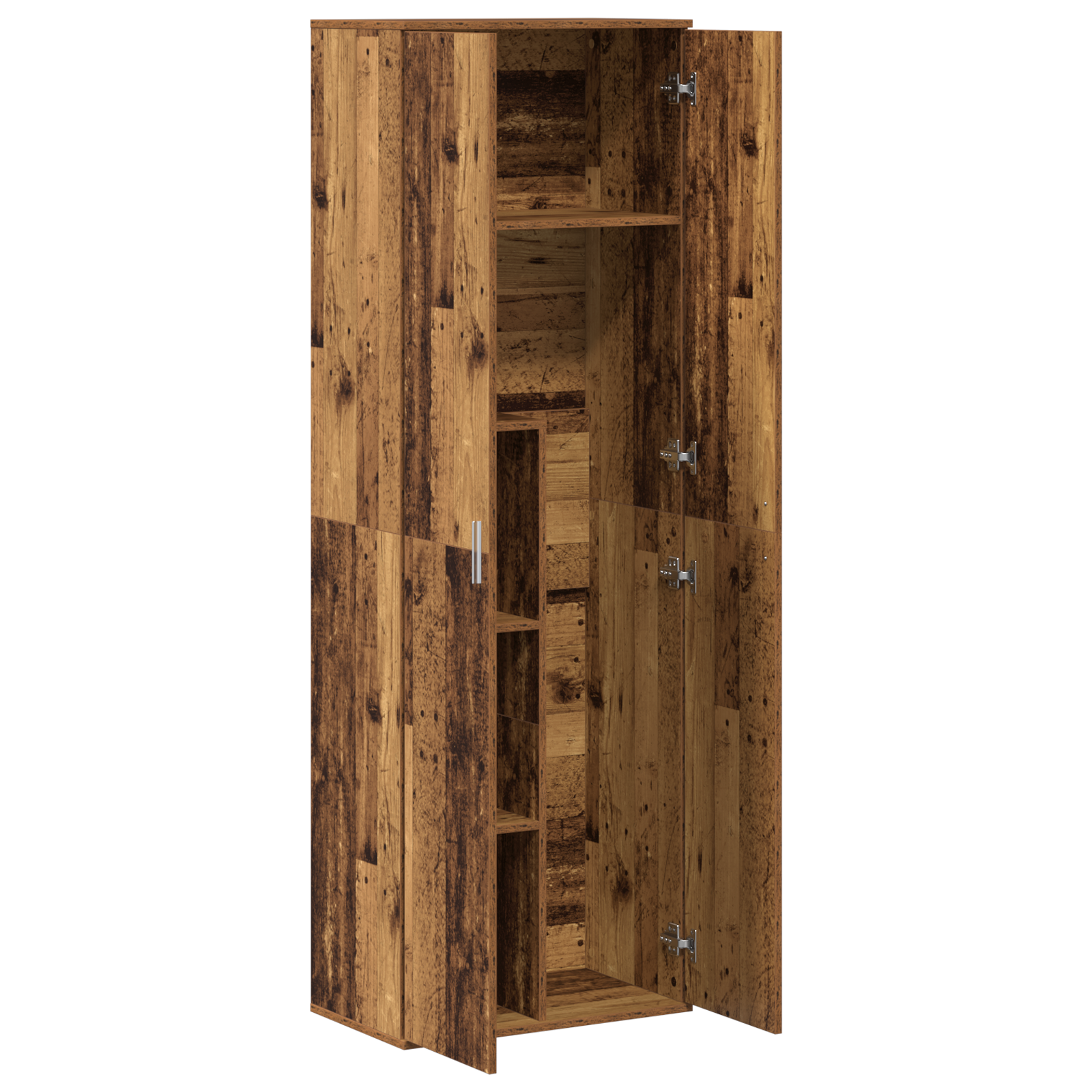 Dulap Înalt Lemn Vechi 60x35x180 cm Lemn Compozit GartenMobel Dekor