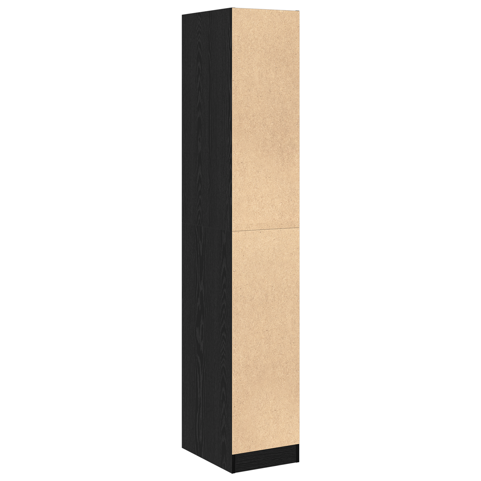 Dulap de Apothecary Negru de Stejar 30x41x174.5 cm din Lemn Stratificat GartenMobel Dekor