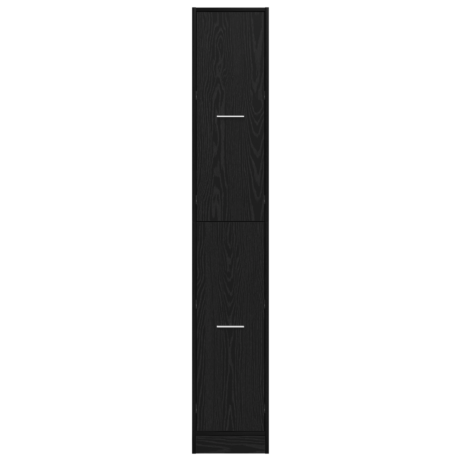 Dulap de Apothecary Negru de Stejar 30x41x174.5 cm din Lemn Stratificat GartenMobel Dekor