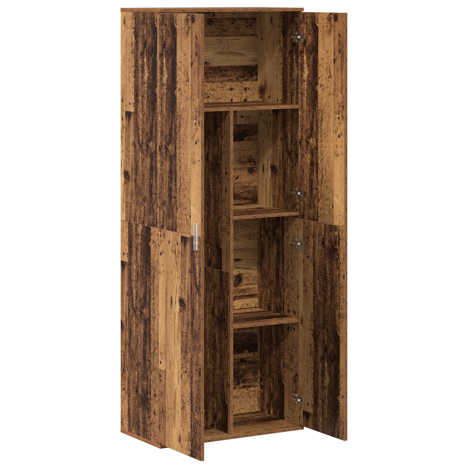 Highboard Lemn Vechi 70x35x180 cm Lemn Prelucrat GartenMobel Dekor