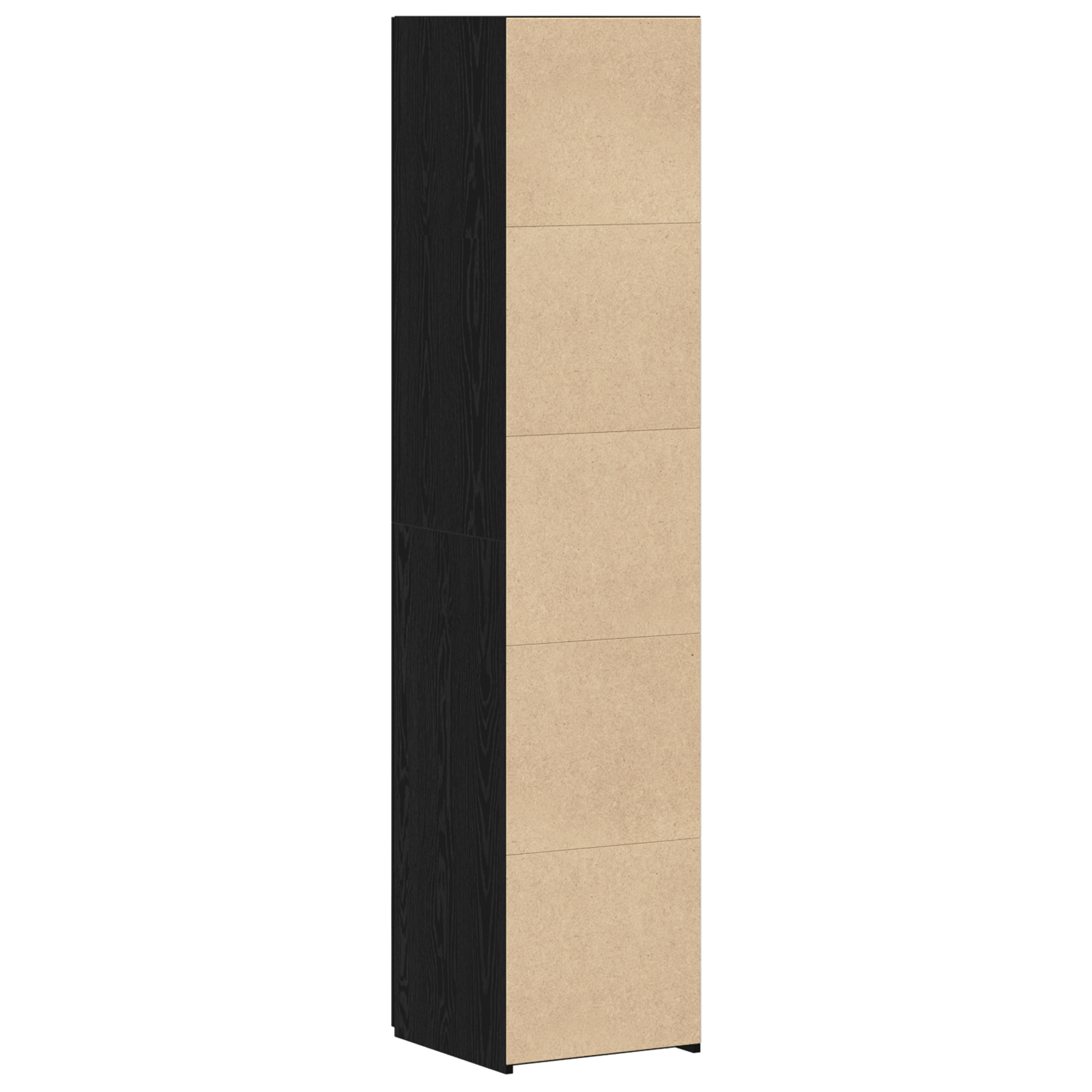 Highboard Stejar Negru 40x42.5x185 cm Lemn prelucrat GartenMobel Dekor