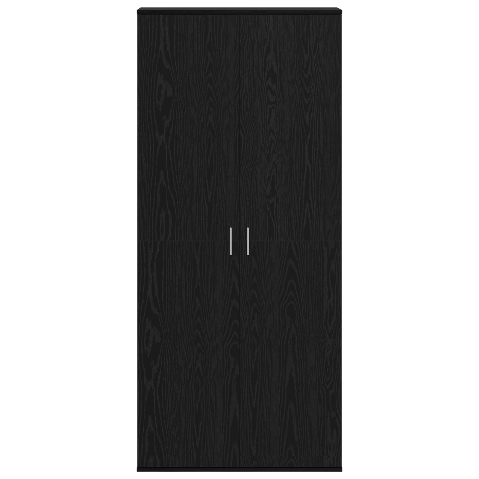 Highboard Stejar Negru 80x35x180 cm Lemn prelucrat GartenMobel Dekor