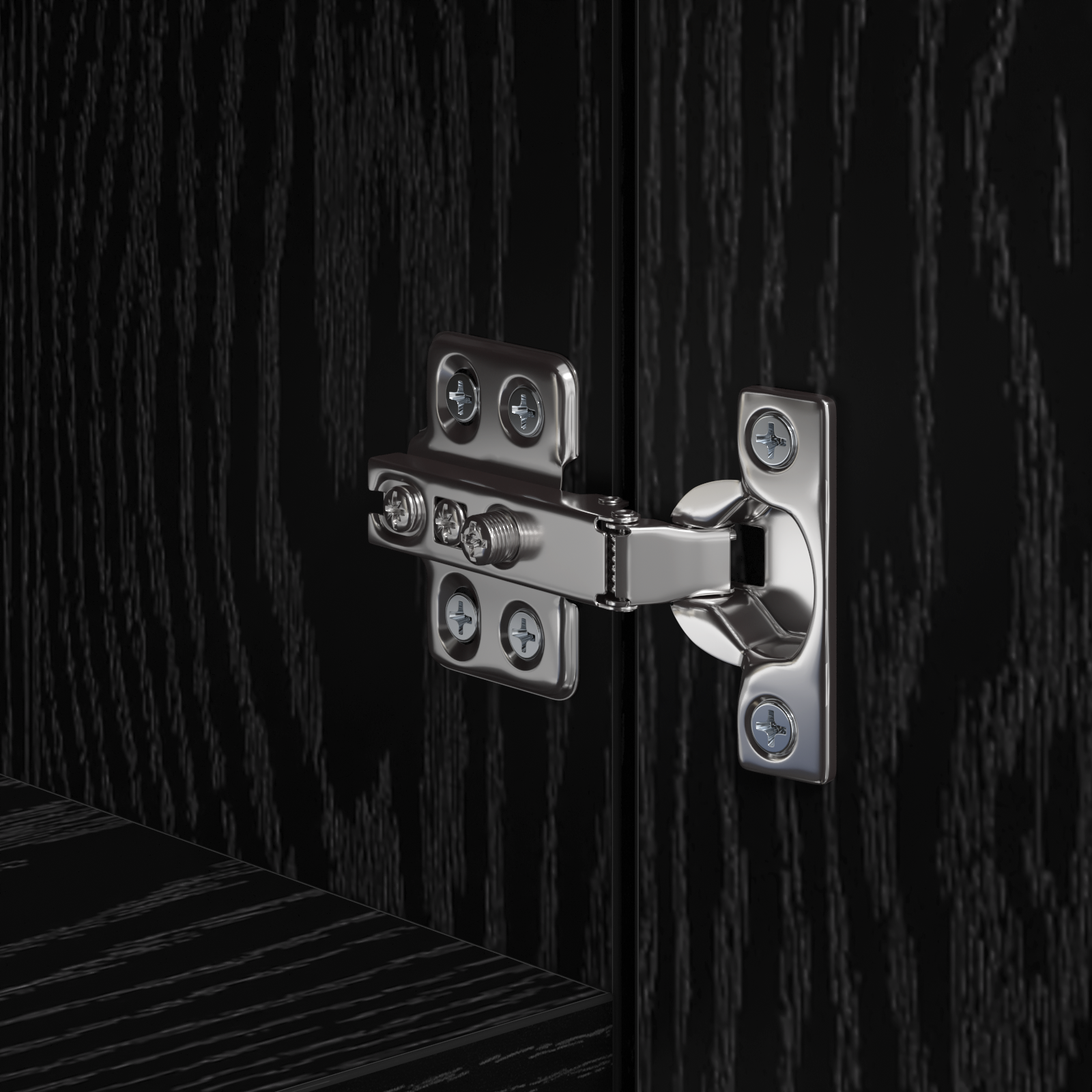 Înalt Stejar Negru 50x42.5x185 cm Lemn prelucrat GartenMobel Dekor