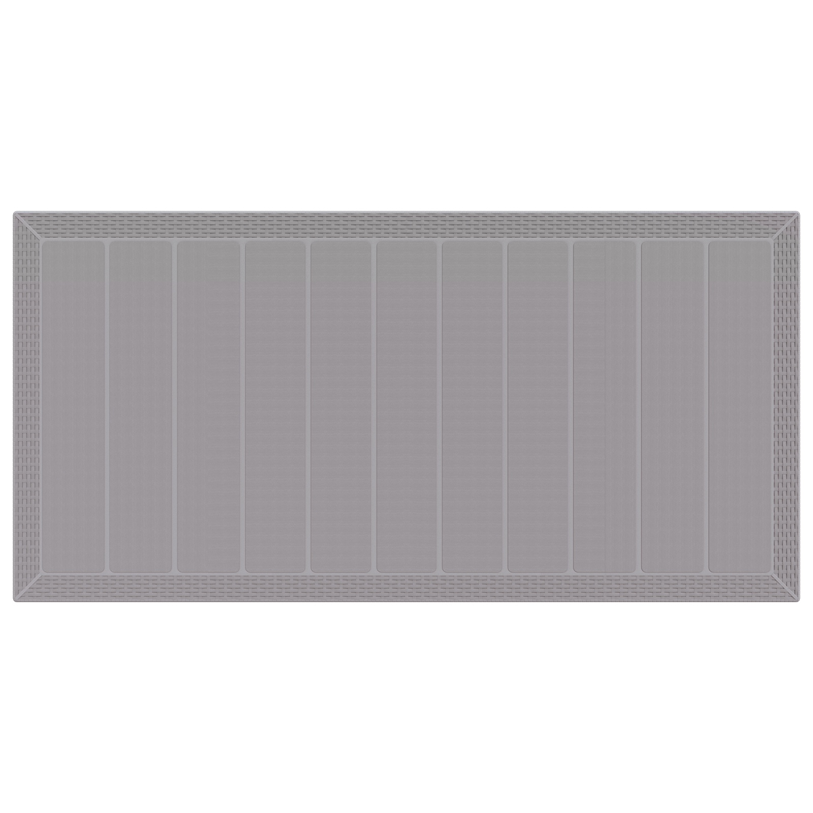 Set dining grădină 9 piese gri deschis ratan sintetic GartenMobel Dekor