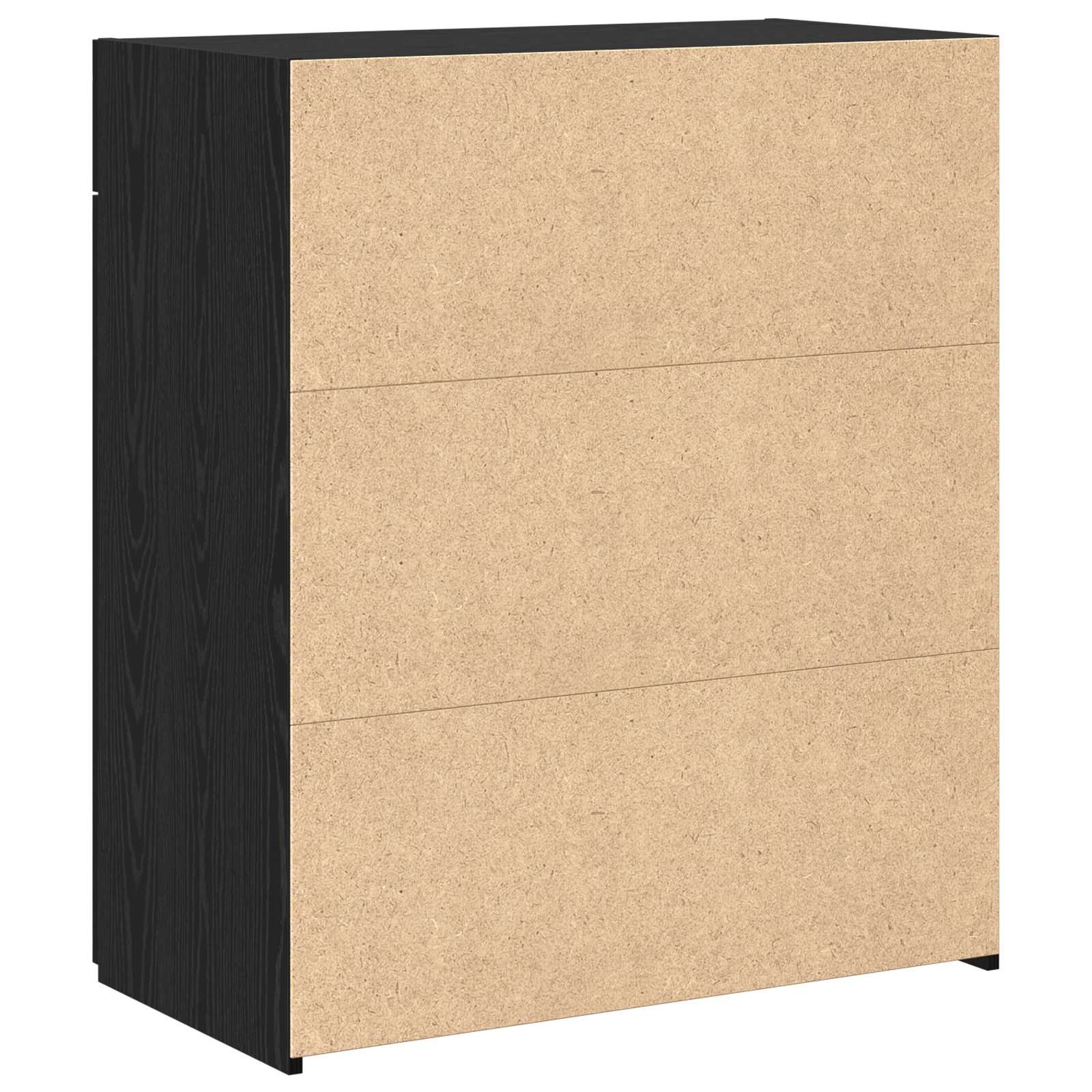 Sifonier Stejar Negru 80x42.5x93.5 cm Lemn Ingineresc GartenMobel Dekor