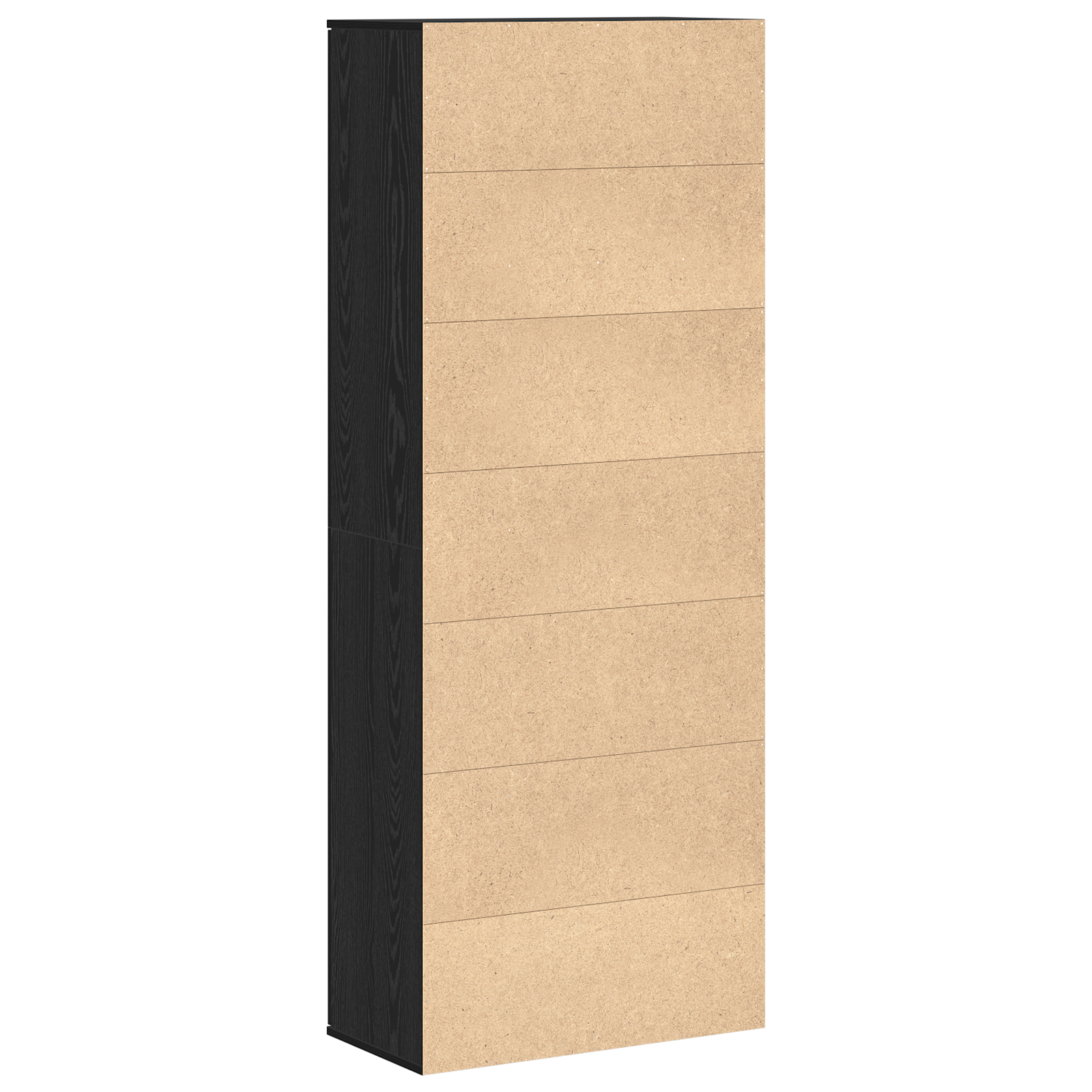 Vitrină Stejar Negru 70x35x180 cm Lemn prelucrat GartenMobel Dekor