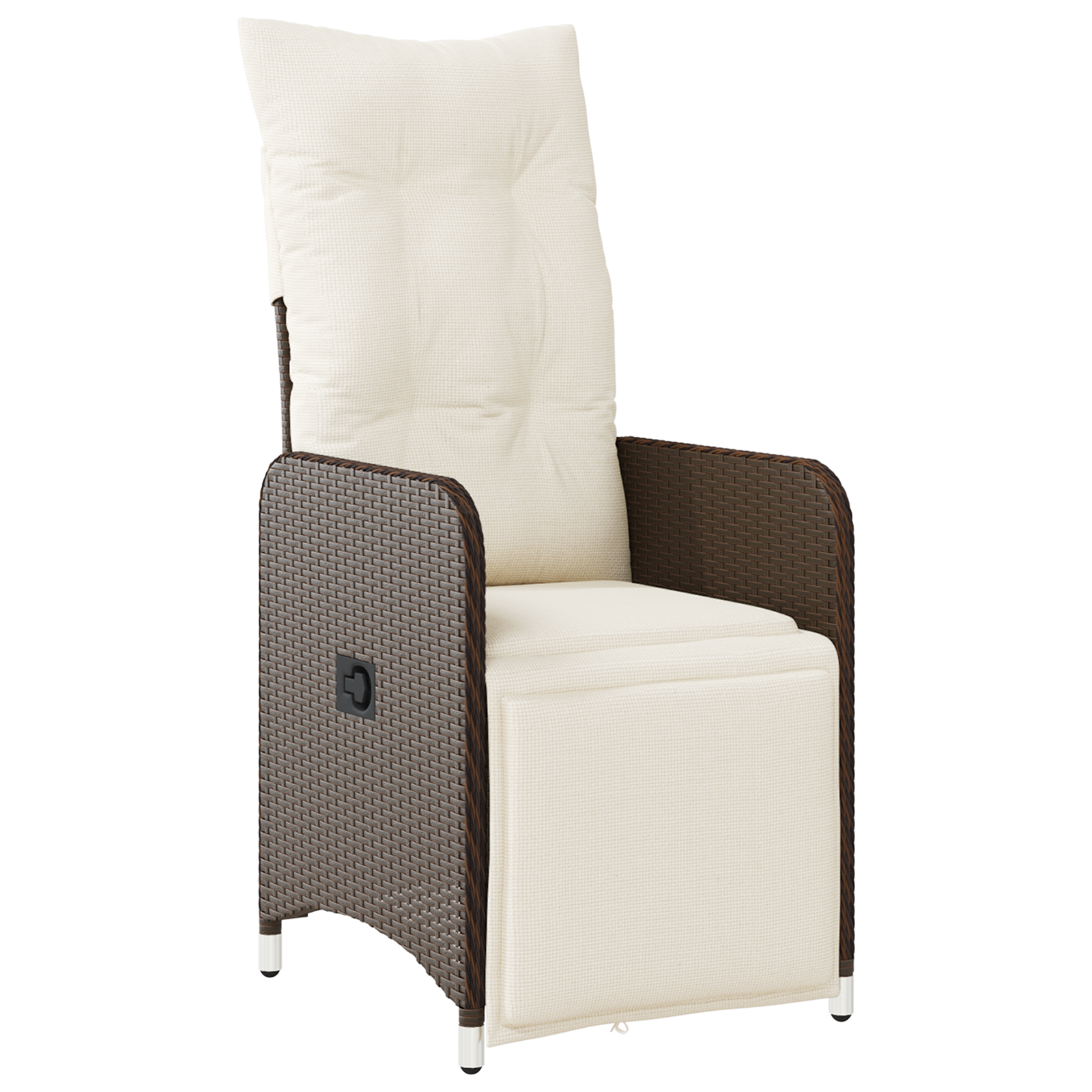 Set de dining de grădină 5 piese cu perne maro ratan poli GartenMobel Dekor