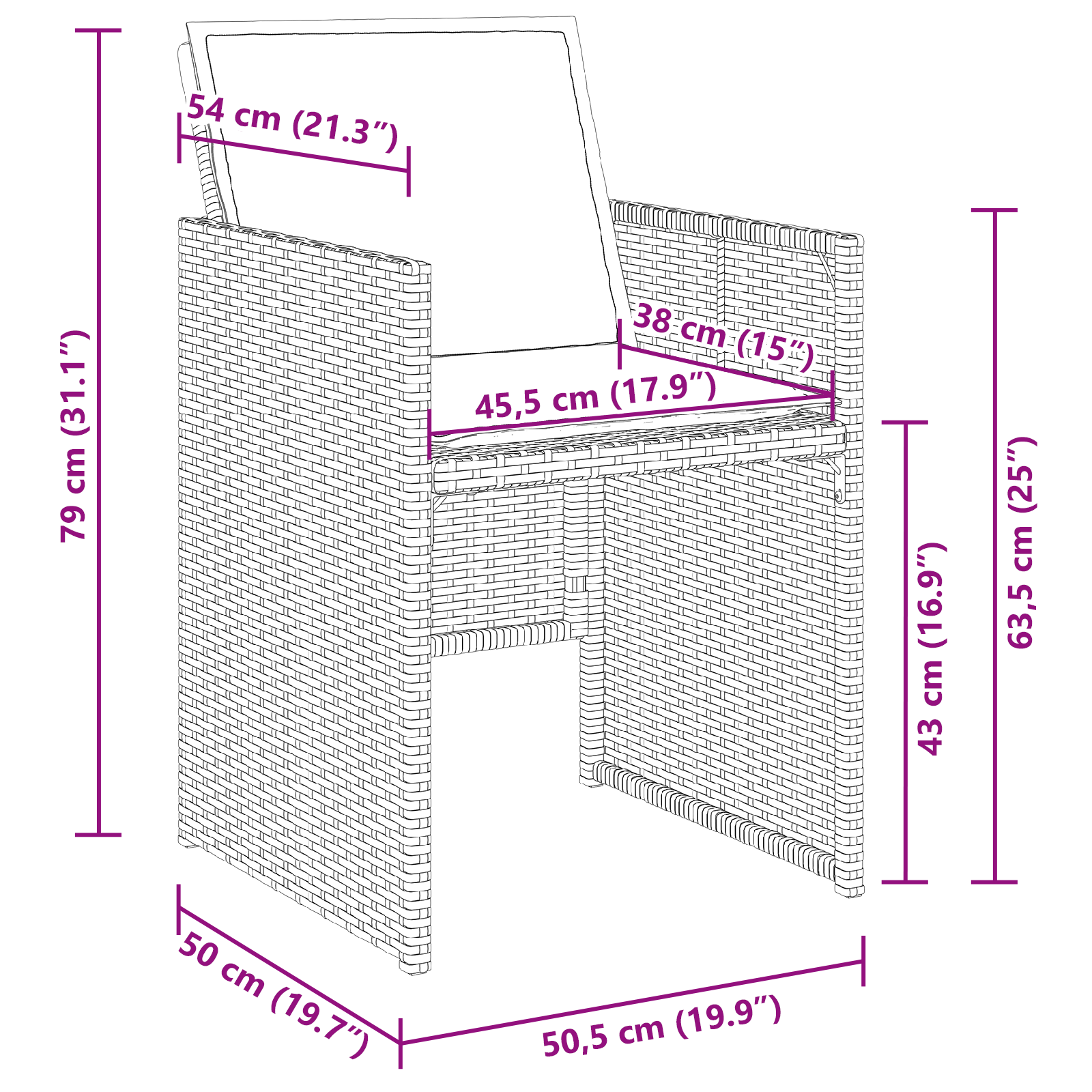 Set Masă Grădină 5 Piese Bej, Poliratan GartenMobel Dekor