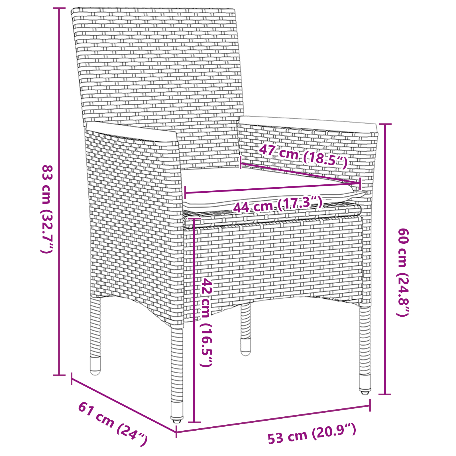 Set de Dining pentru Grădină de 7 Piese cu Perne Bej Poliratan GartenMobel Dekor