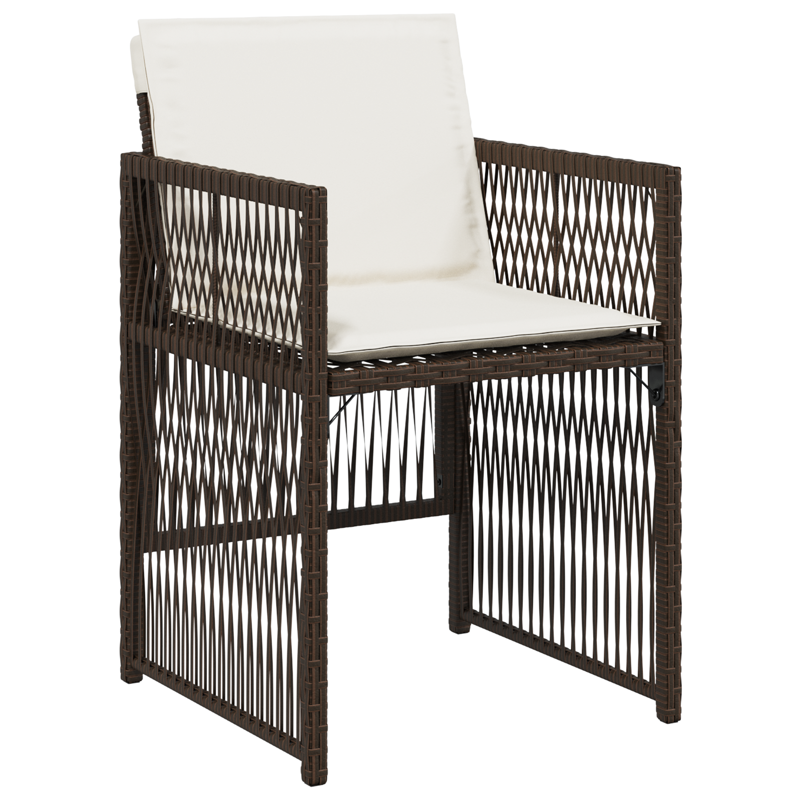 Set de dining pentru grădină cu 5 piese și perne Maro Ratan Poli GartenMobel Dekor