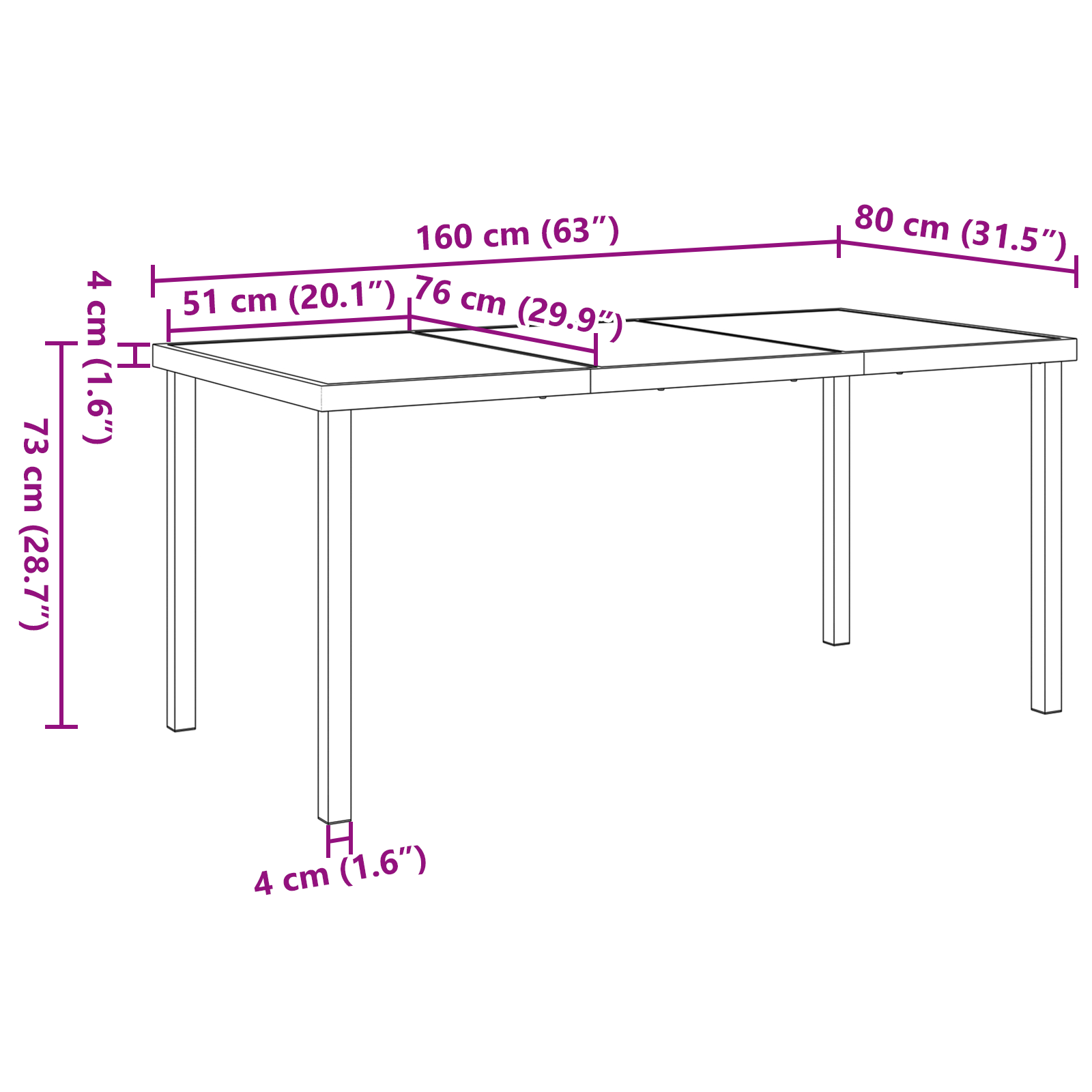 Set de Masă pentru Grădină  cu Perne Bej din Ratan Polimer, Masă Grădină  Neagră 160x80x73 cm cu Sticlă Securizată GartenMobel Dekor