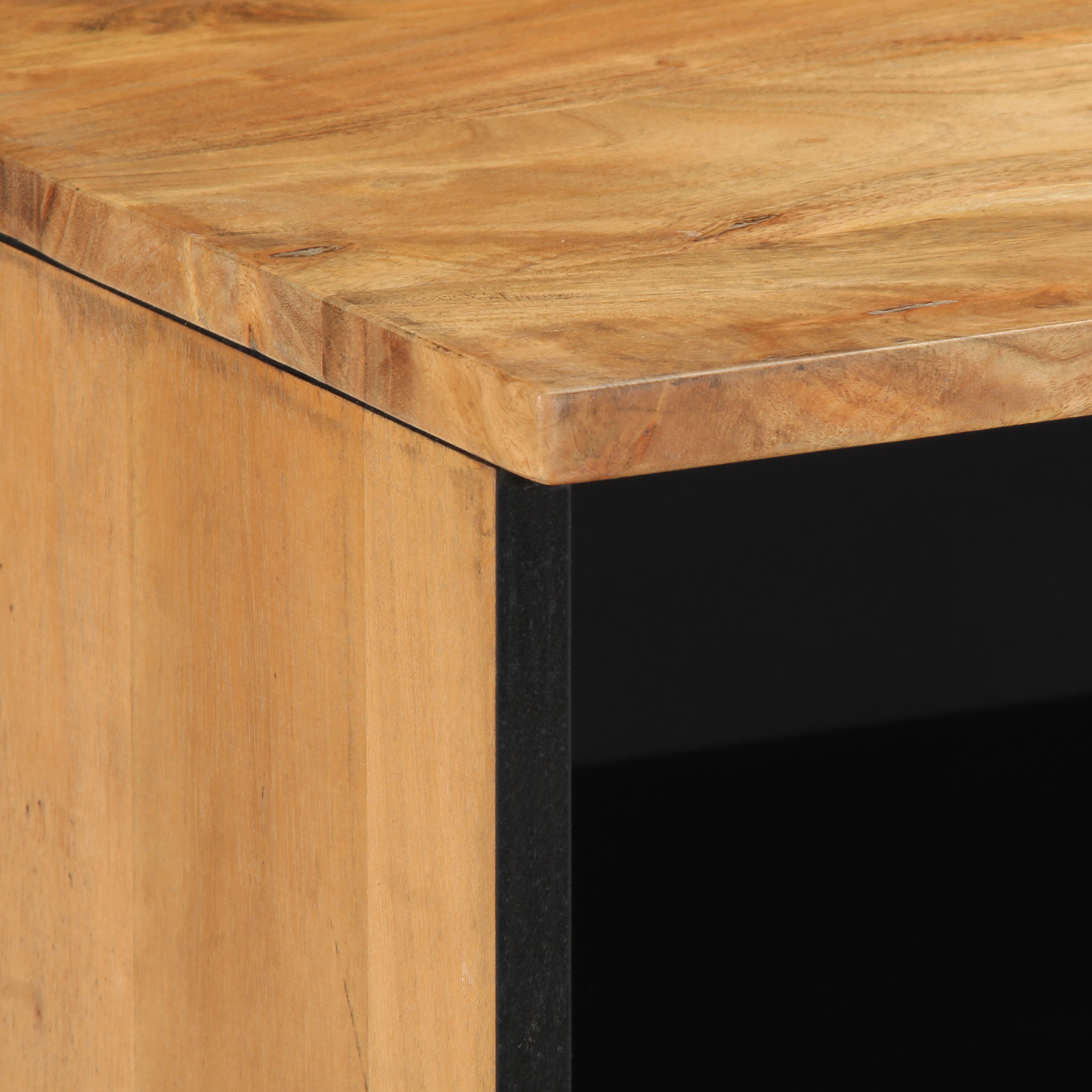 Cabină TV 100x33,5x46 cm Din Lemn Solid de Acacia GartenMobel Dekor