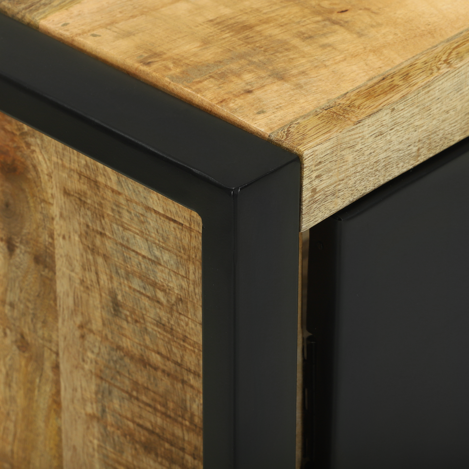 Cabinet Chiuvetă 55x35x60 cm Lemn Solid Mango Brut GartenMobel Dekor