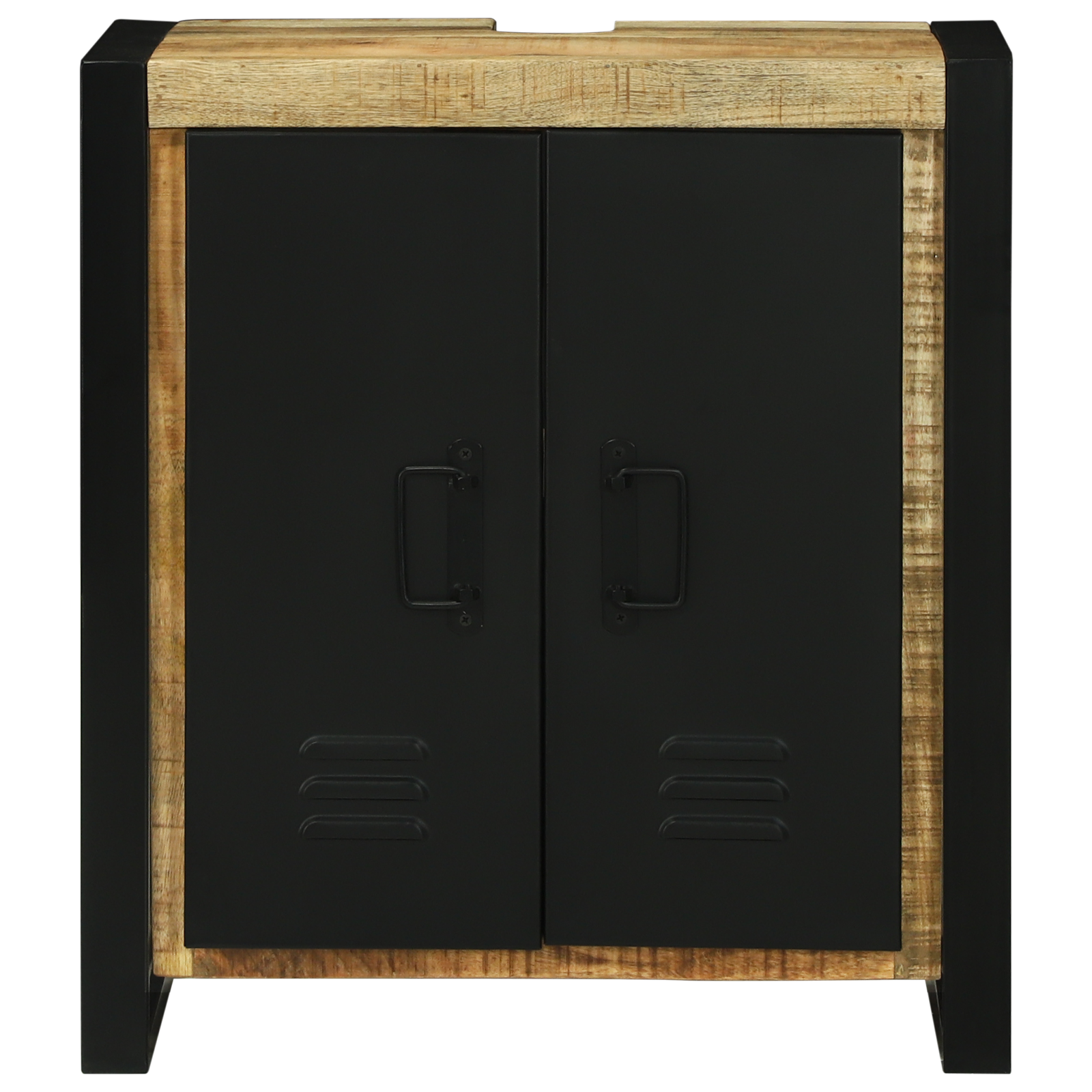 Cabinet Chiuvetă 55x35x60 cm Lemn Solid Mango Brut GartenMobel Dekor