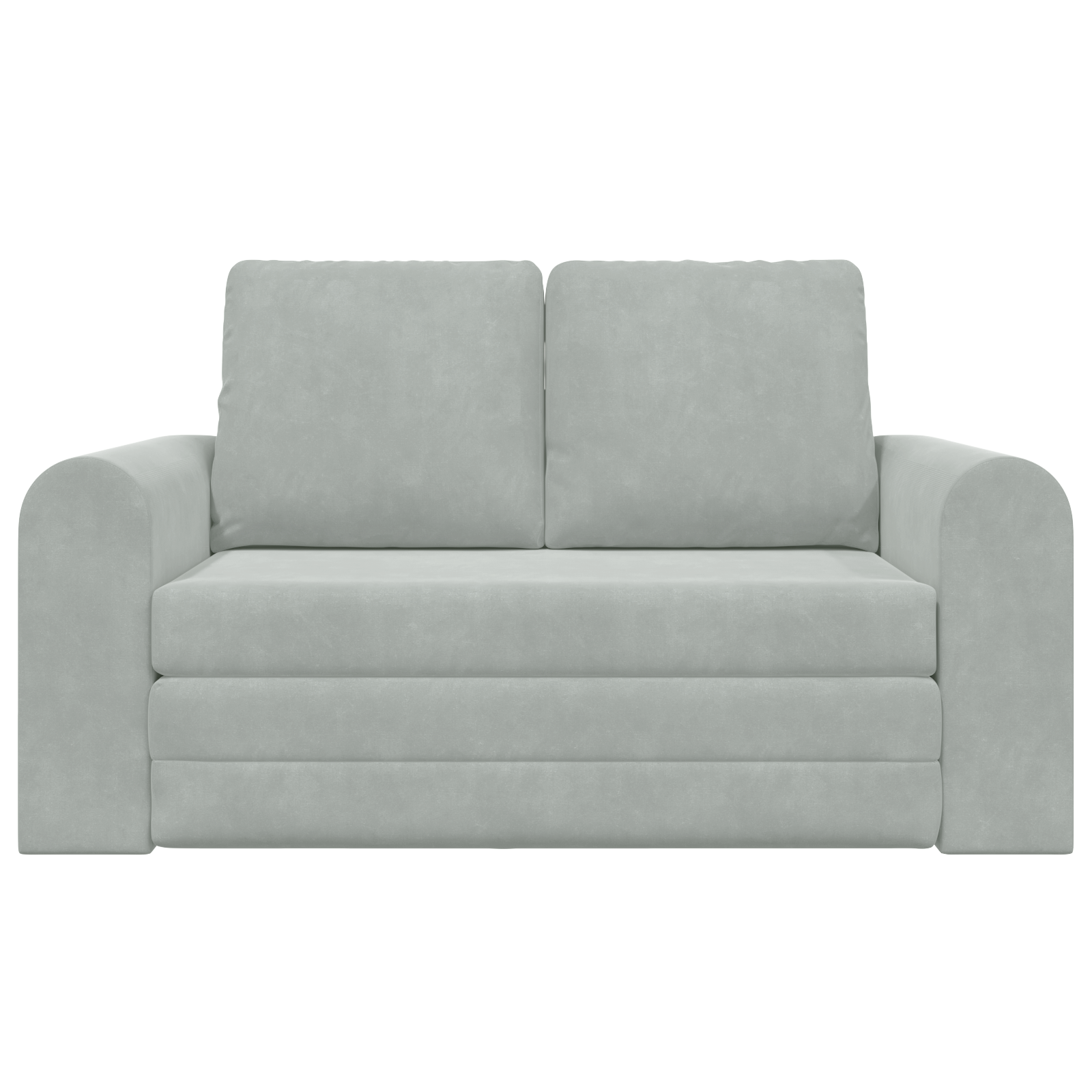Canapea Pat 2 în 1 Gri Deschis 148x71x83 cm Catifea GartenMobel Dekor