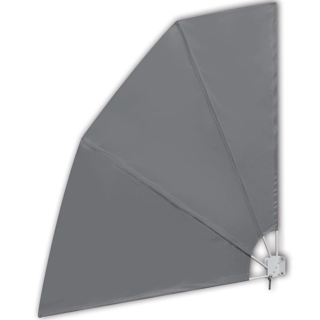 Copertină laterală pliabilă de balcon, gri, 210x210 cm GartenMobel Dekor