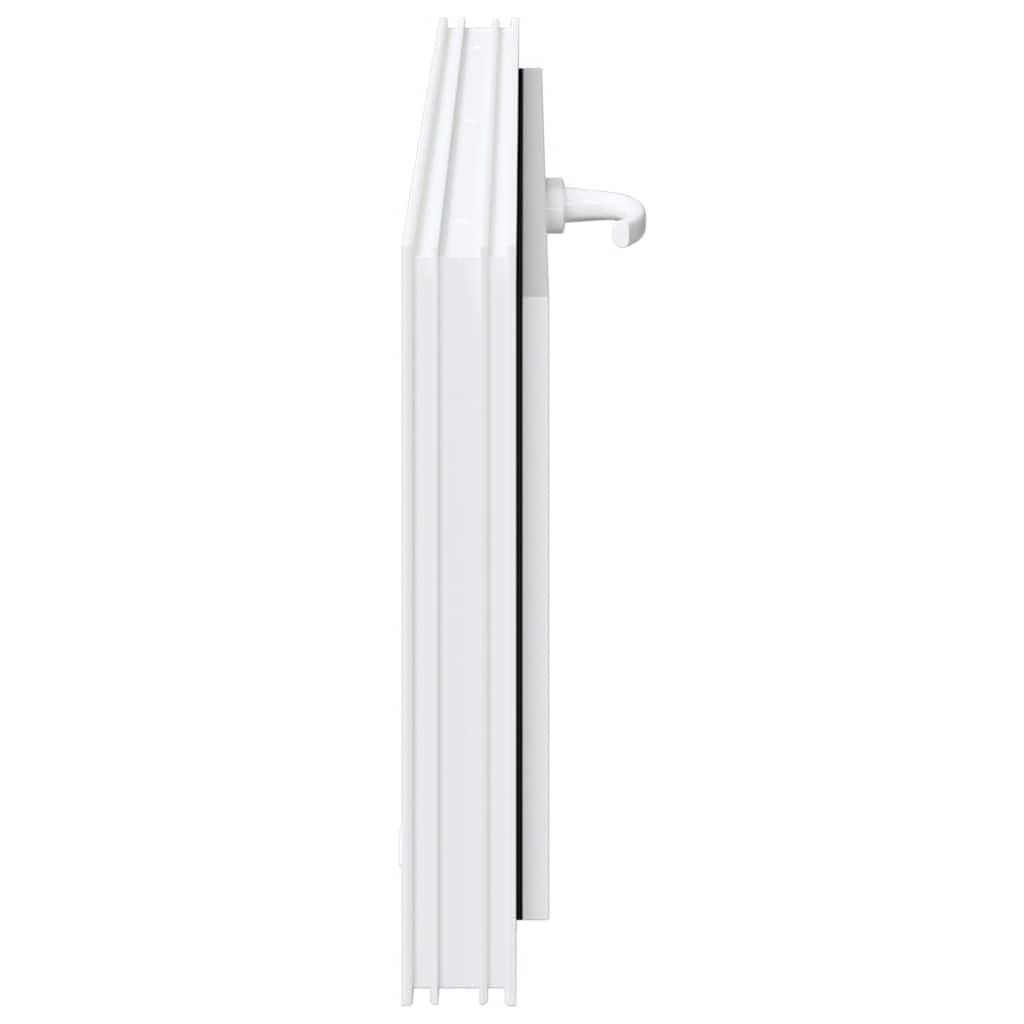 Fereastră de subsol RISOR 100x40 cm înclinat 2 geam alb GartenMobel Dekor