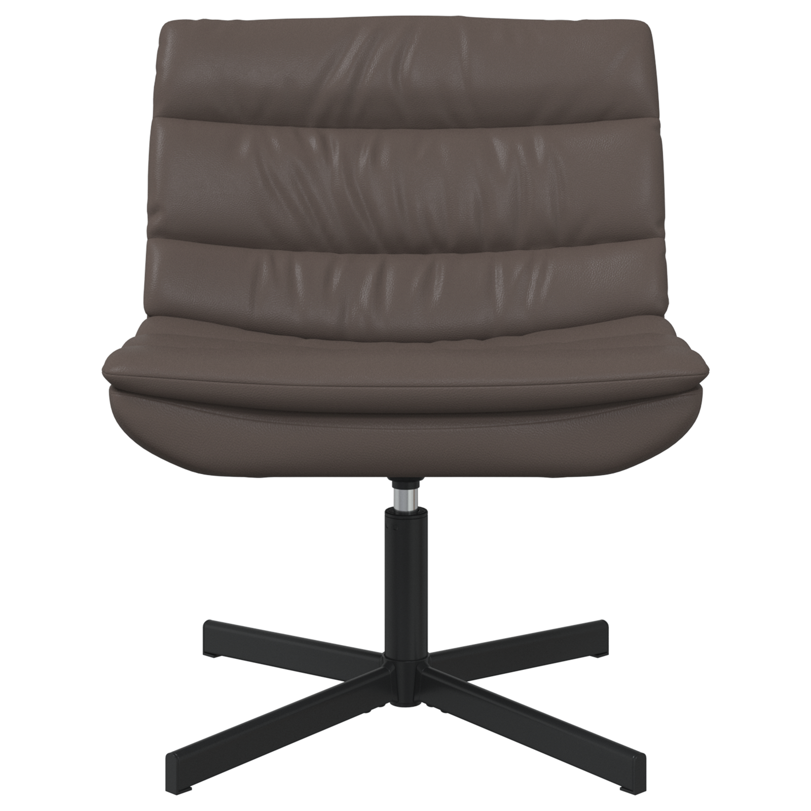 Scaun Pivotant Maro Chocolate Piele artificială Mediu Ergonomic GartenMobel Dekor