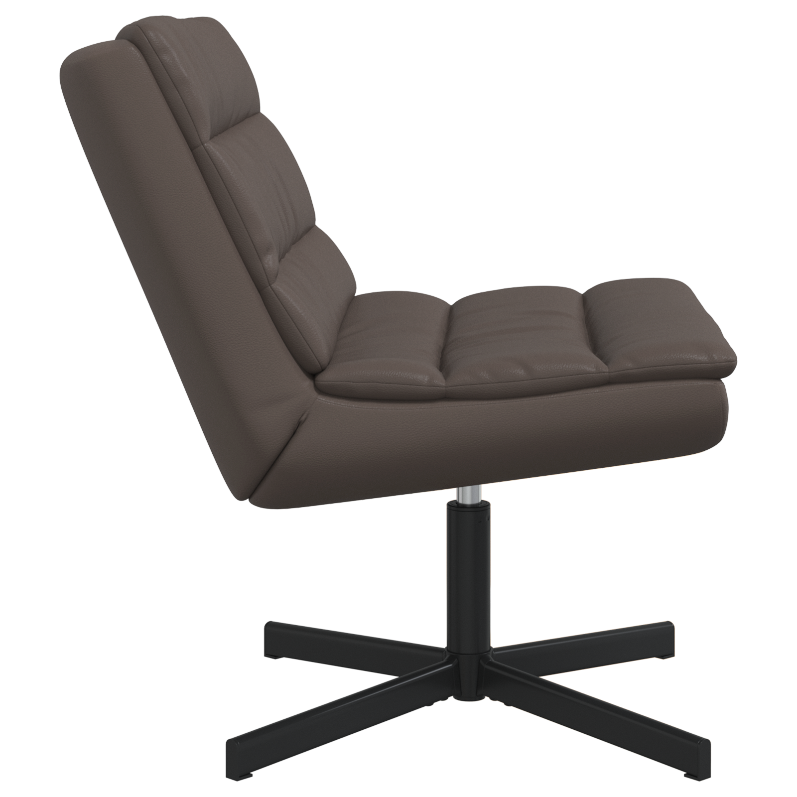 Scaun Pivotant Maro Chocolate Piele artificială Mediu Ergonomic GartenMobel Dekor