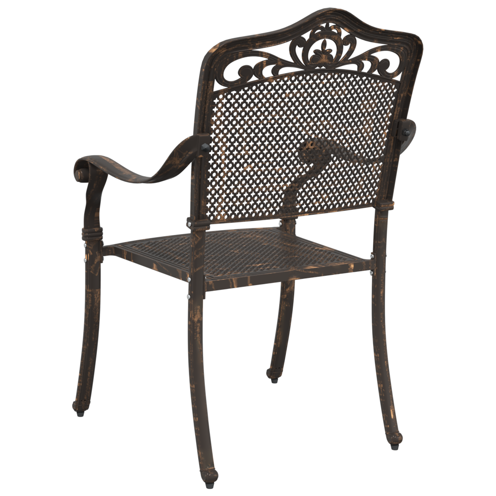 Set scaune de grădină, 2 buc., bronze, aluminiu turnat GartenMobel Dekor